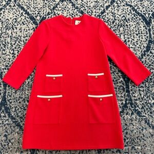 Tuckernuck Red Dress with Button Details